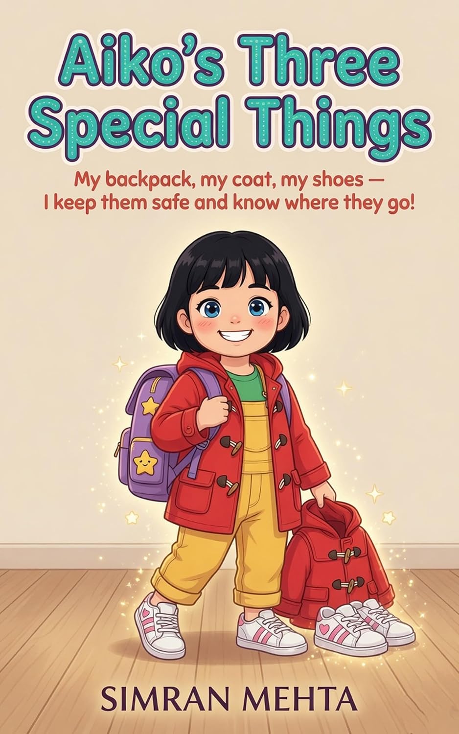 Book cover: AIKO'S THREE SPECIAL THINGS by Simran Mehta — Nonu Ventures