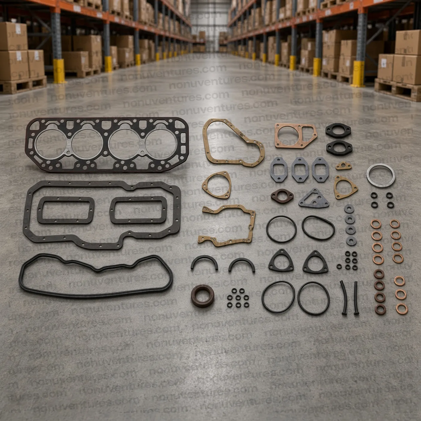 Juego Completo de Empaques de Culata con Retenes (Complete Gasket Set · CJ340 / Stockman 4.90) para Mahindra CJ340 — foto 1 de 4