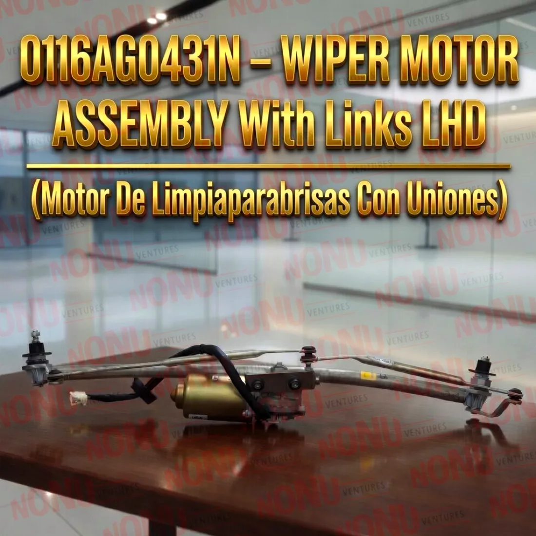 Wiper Motor With Links LHD (0116AG0431N) for Goa / Scorpio LHD — photo 1 of 5