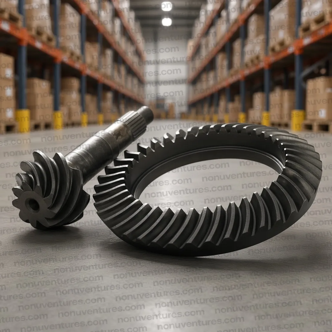 Crown Wheel & Pinion 4.55 (41×9) product photo — Mahindra OEM 0502DA1760N for Scorpio mHawk — Nonu Ventures