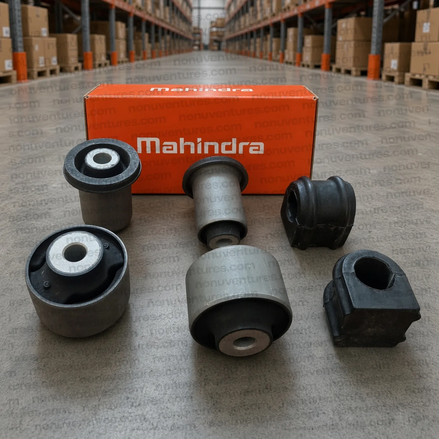 Front Suspension Bush Kit / Kit de Buje de Suspensión Delanteros product photo — Mahindra OEM 0401BAA08240NKT for Mahindra XUV500 — Nonu Ventures