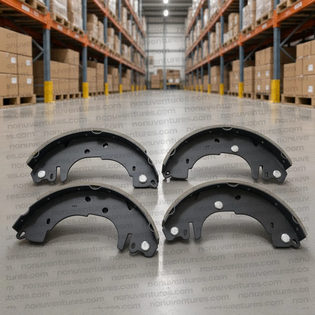 Kit RR Brake Shoe & Lining Assy product photo — Mahindra OEM 0602BA0700N for Goa / Scorpio — Nonu Ventures